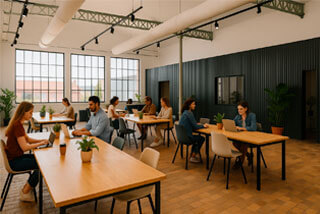 Un coworking à Linselles