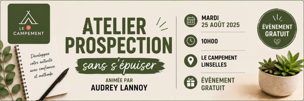 Atelier Prospection sans s’épuiser